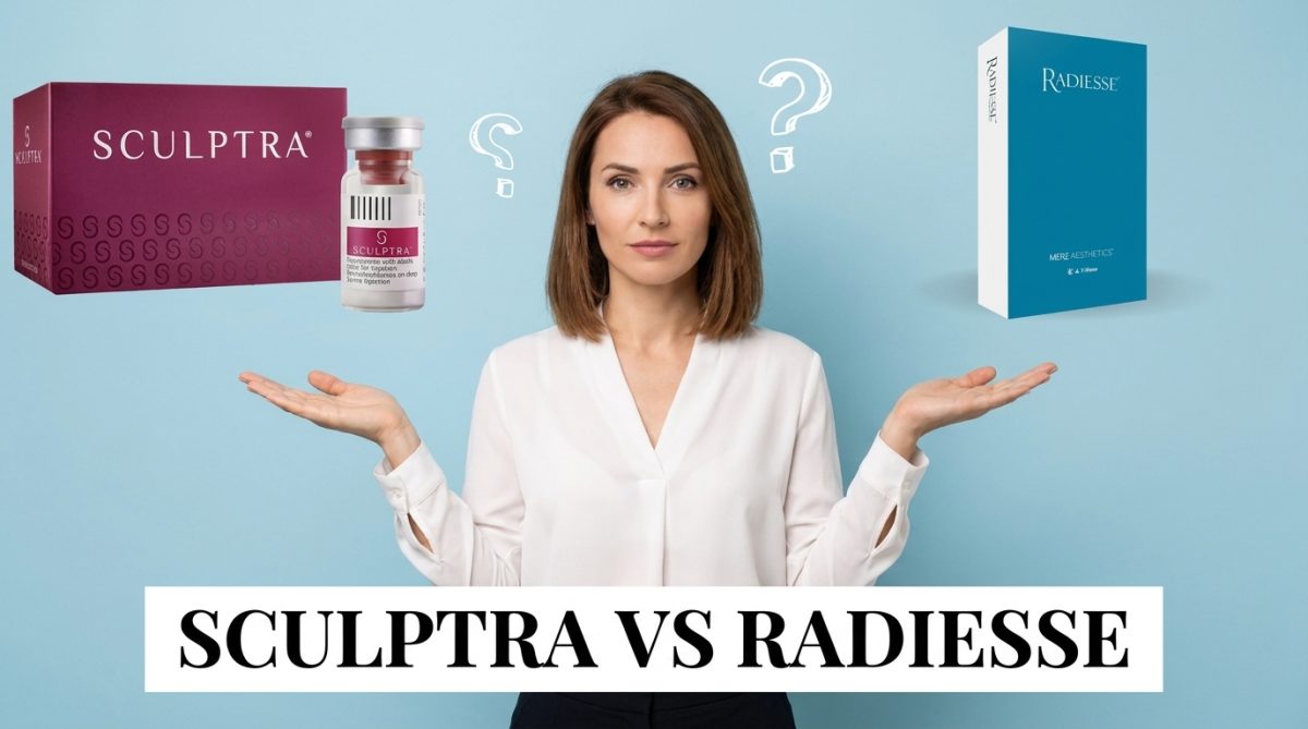 Sculptra vs. Radiesse: comparația biostimulatorilor de colagen